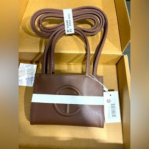 TELFAR Small Chocolate Shopping Bag